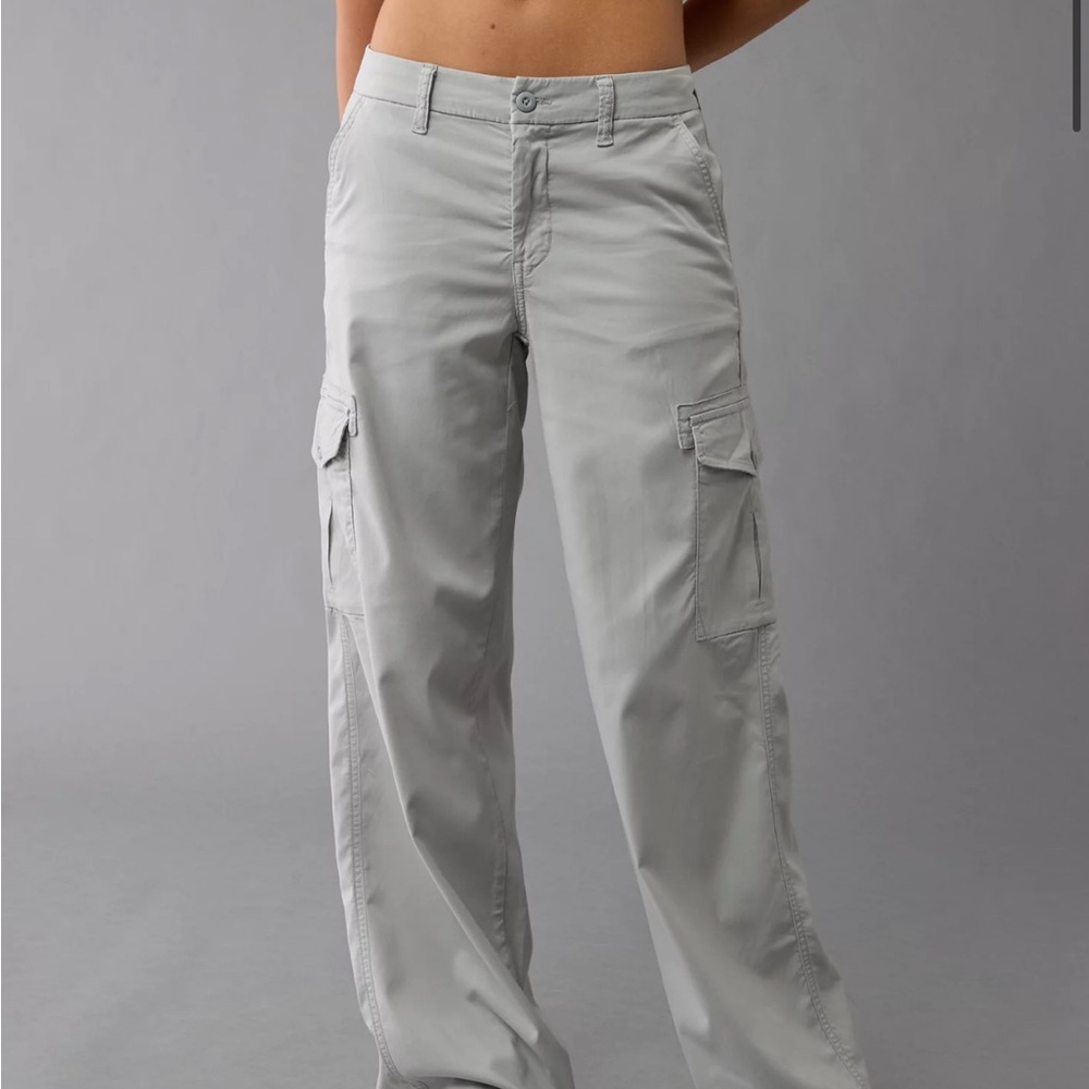 Women's light gray wide leg Pants